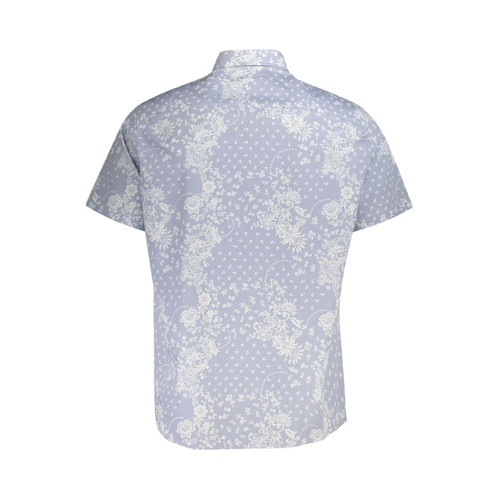Guess Jeans light blue cotton shirt for men